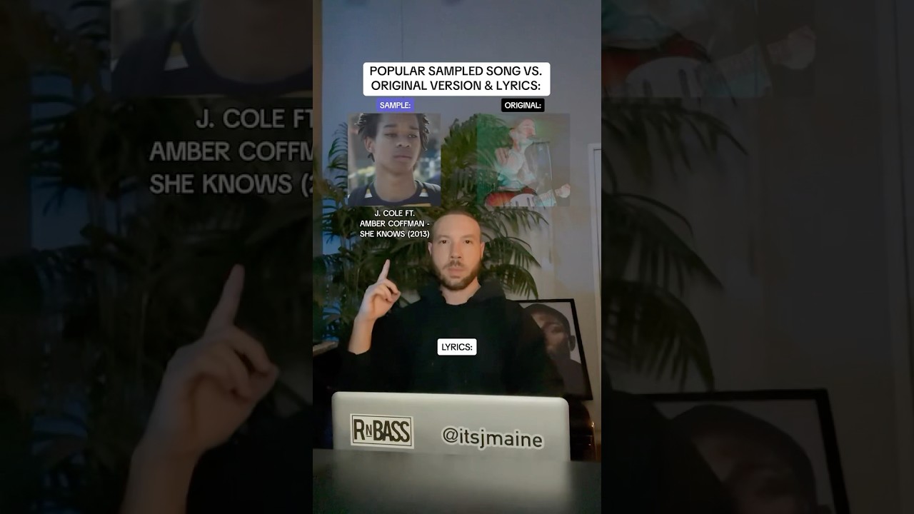 Sampled Song Vs. Original Song & Lyrics: J. Cole &ldquo;She Knows&rdquo; & Cults &ldquo;Bad Things&rdquo; #shorts #sample