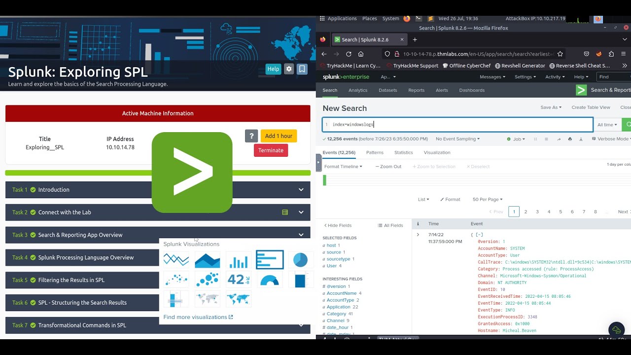Splunk: Exploring SPL - TryHackMe Walkthrough