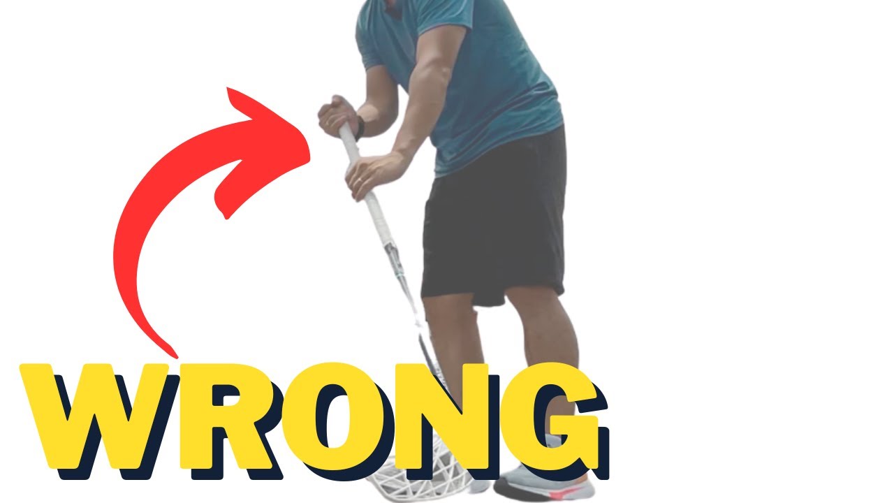 4 Signs you hold Floorball stick WRONGLY