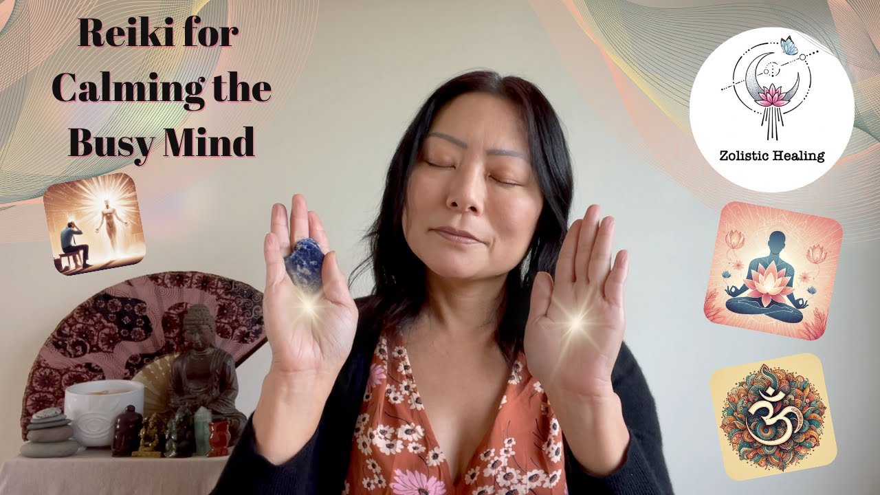 Calm the Busy Mind | Racing Thoughts, Stress, Anxiety ➡ Tranquility 🧘🏻| Reiki Energy & Sound Healing