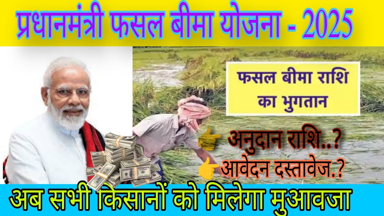 प्रधानमंत्री फसल बीमा योजना 2025 //PMKVY -2025 #pmkvy #narendramodi #farming #kheti #kheti #kisan