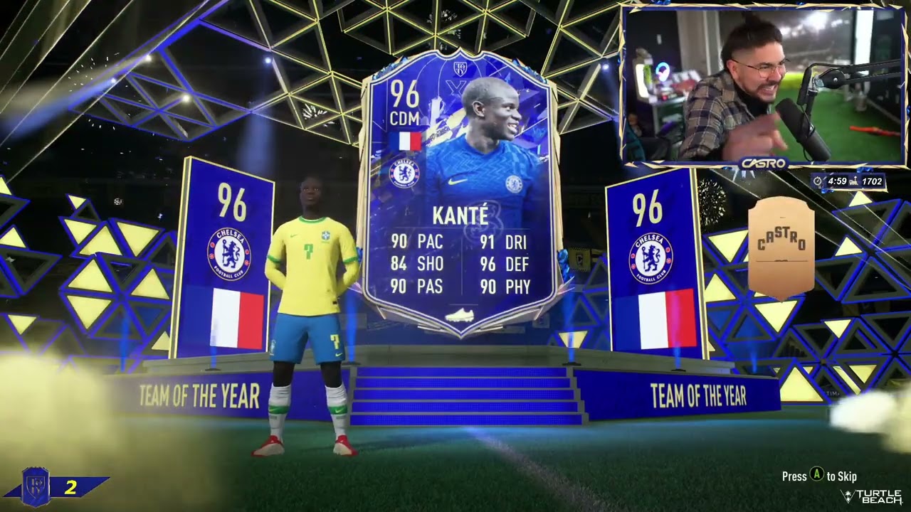 Castro Gets Kante Toty And He Gets Crazy | Fifa 22