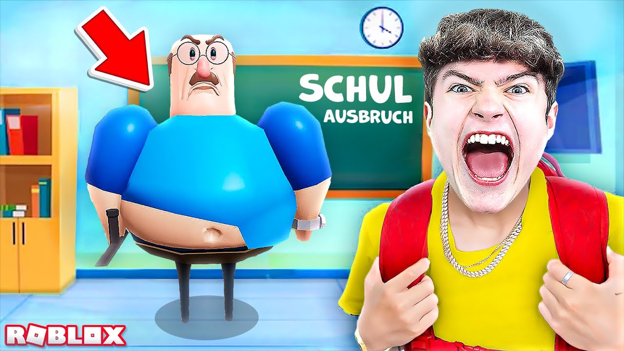 Ich BRECHE aus MEINER SCHULE Aus! (Roblox)