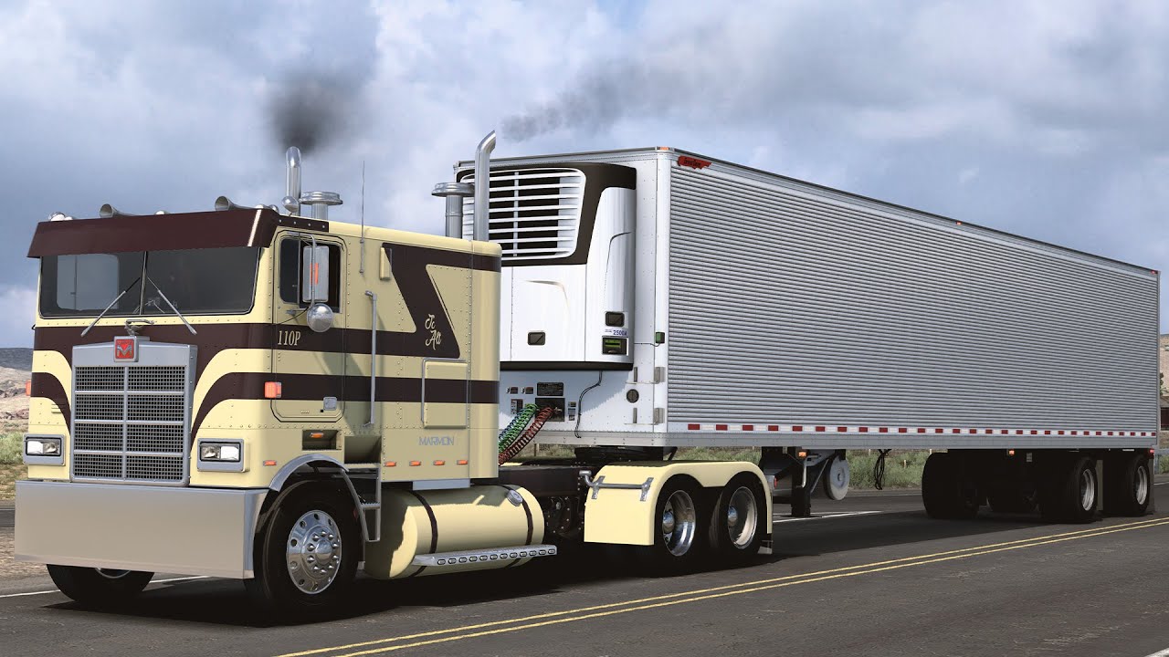 Old School Luxury - Marmon 110P Cabover - Montana Expansion Map - American Truck Simulator