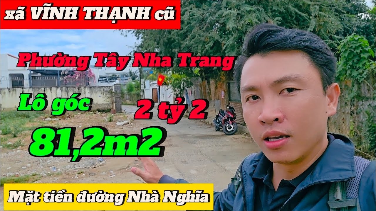 Giảm 200tr bán nhanh lô góc xã Vĩnh Thạnh, tp Nha Trang #bdsnhatrang #batdongsan 