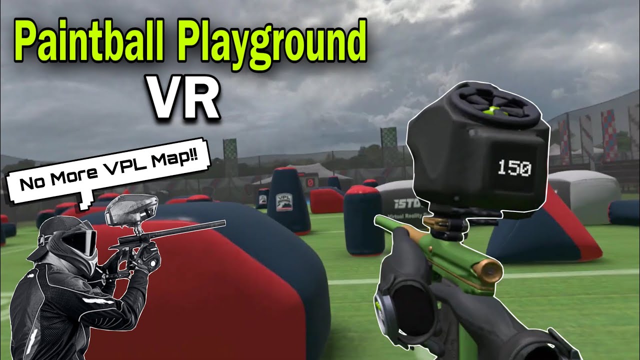 VR Paintball Playground: Training For And Playing My First Ranked Match!