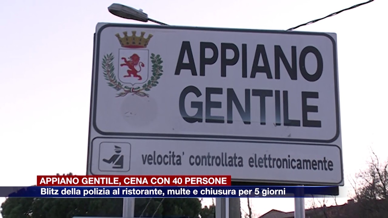 Etg - Appiano Gentile, cena al ristorante per 40 persone. Blitz della polizia, multe per 5mila euro