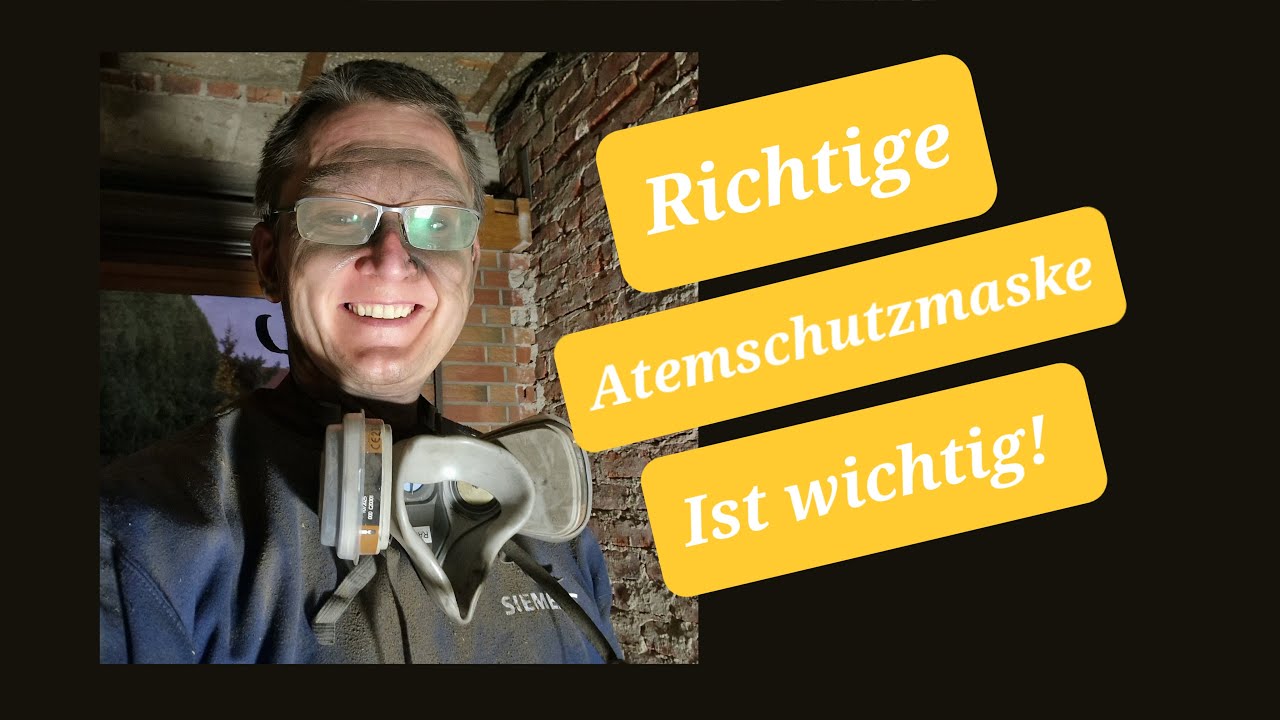 Die richtige Atemschutzmaske ist wichtig!