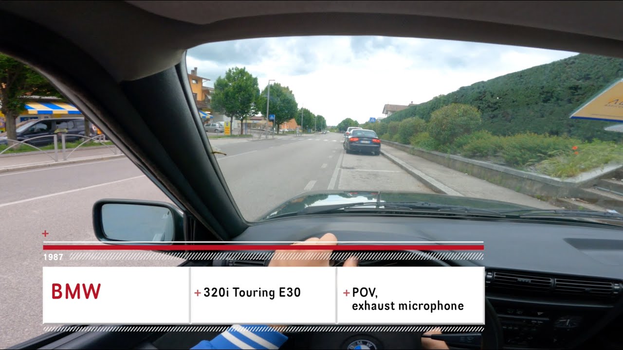 BMW 320i Touring E30 POV drive