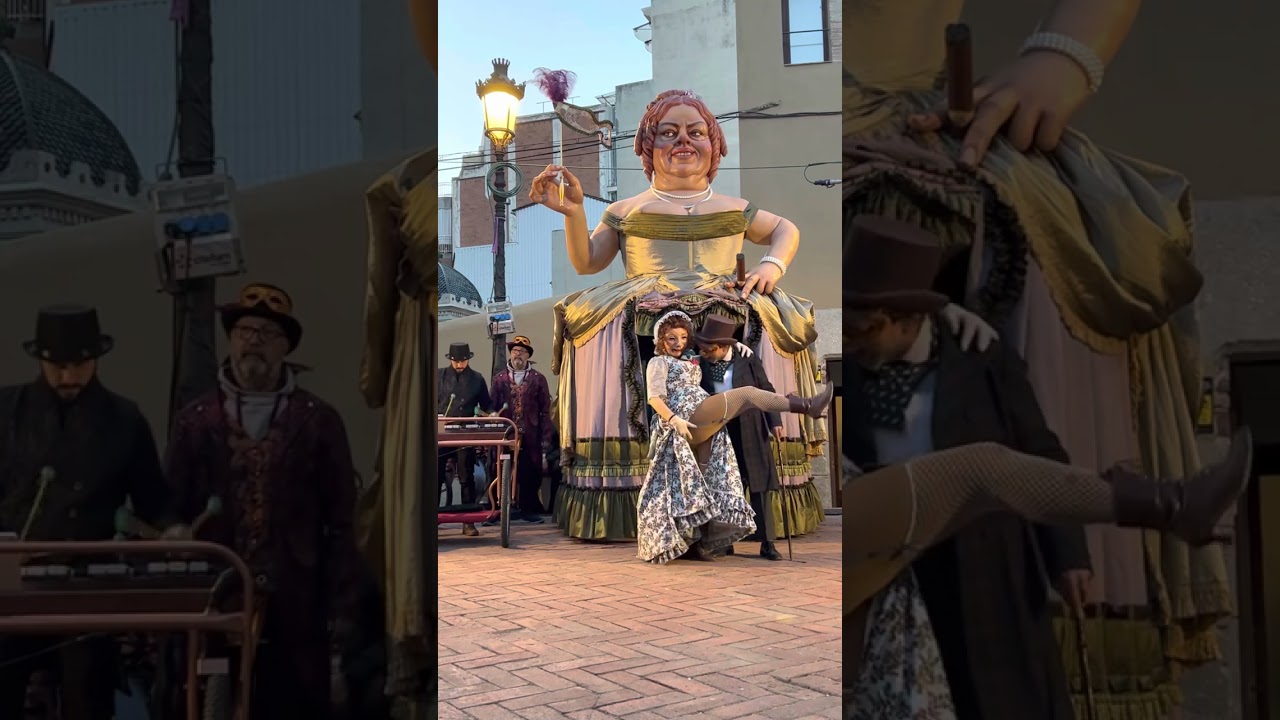 Gegants Els Burgesots i el ball del Malparlats, Carnaval de Molins de Rei - 19/02/2023