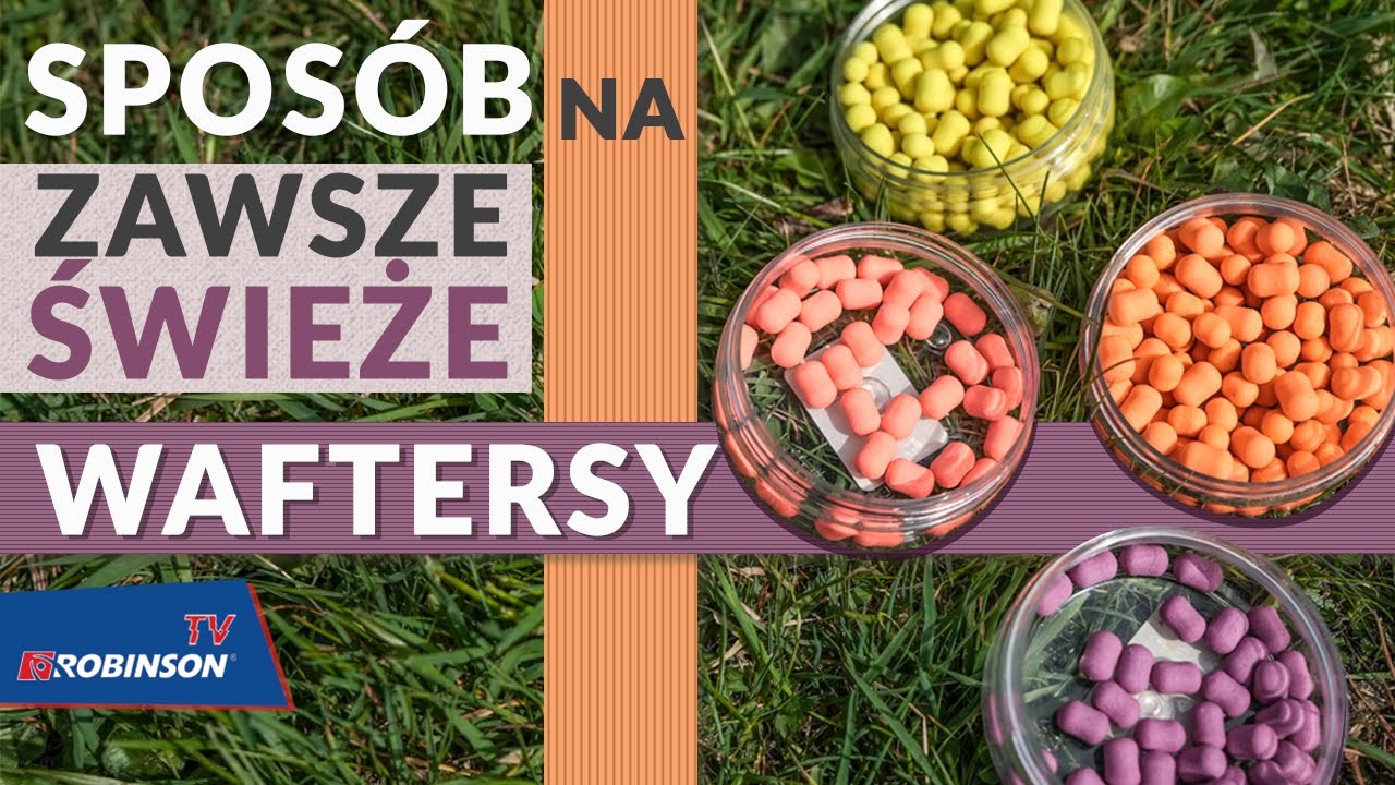Nie trać pieniędzy, spos&oacute;b na zawsze świeże waftersy! Wędkarstwo method feeder! #NOWOŚCIROBINSONA 31