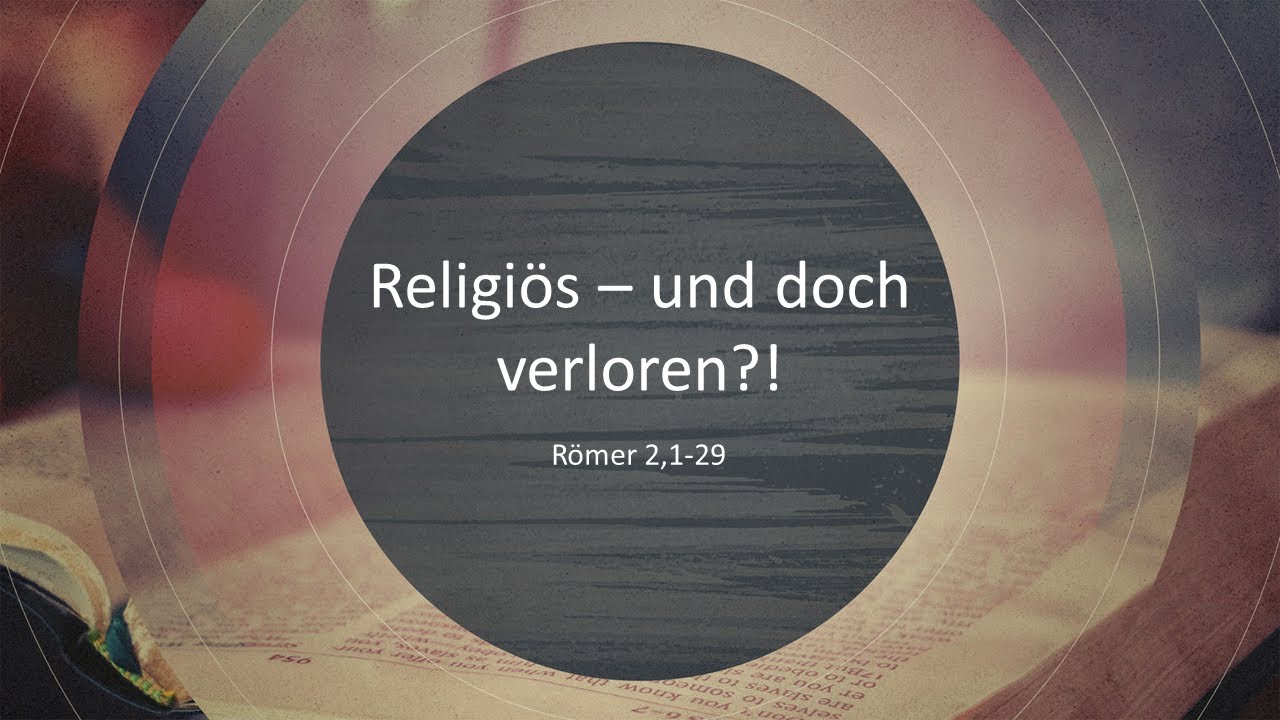 Religi&ouml;s - und doch verloren?! // Andr&eacute; T&ouml;ws