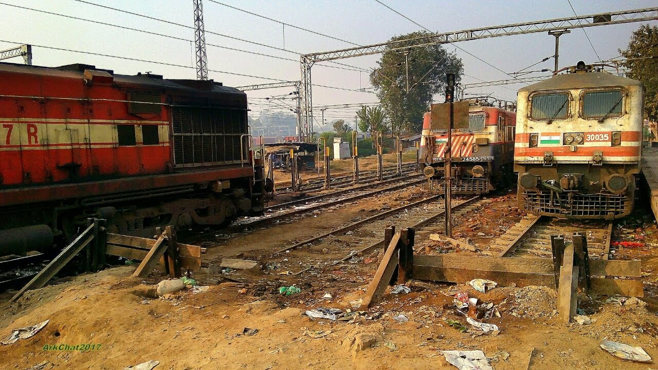 Full Fledged Arrival at LUCKNOW CHARBAGH!! Skipping Utraitia Junction, spotting Alco, EMD & more!!