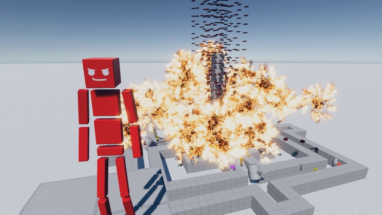 I Built A 1000 Ton Nuclear Bomb To Destroy Ragdoll Lives in Fun With Ragdolls