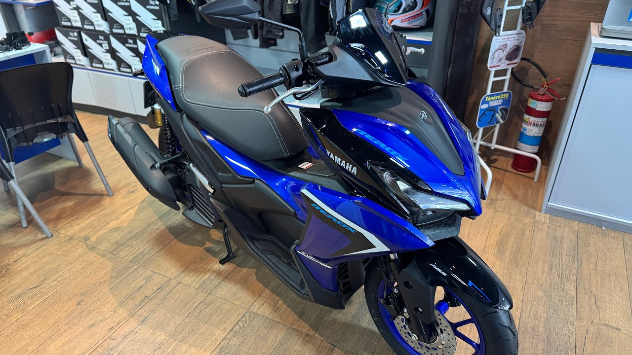 NOVA YAMAHA AEROX 160 CONNECTED 2026 - DESIGN ROBUSTO, ABS E CONECTIVIDADE 