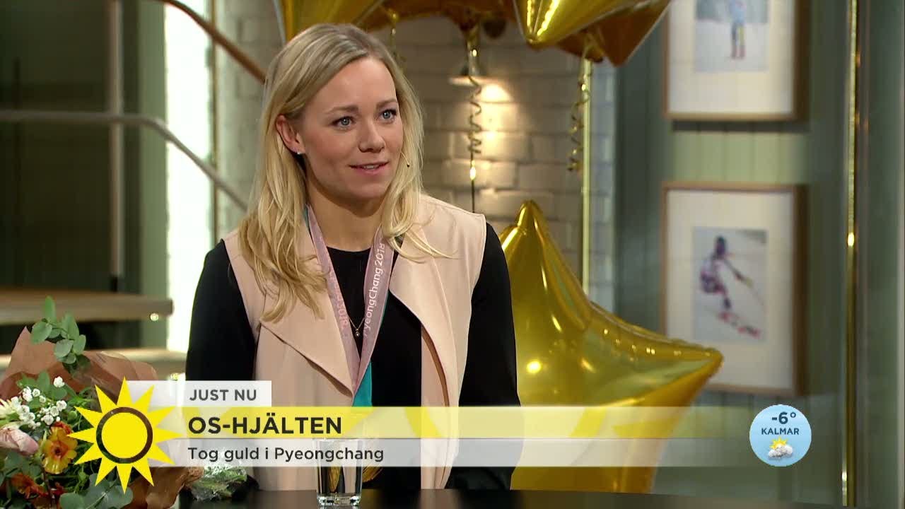 Hansdotter gästade Nyhetsmorgon efter OS-guldet: 