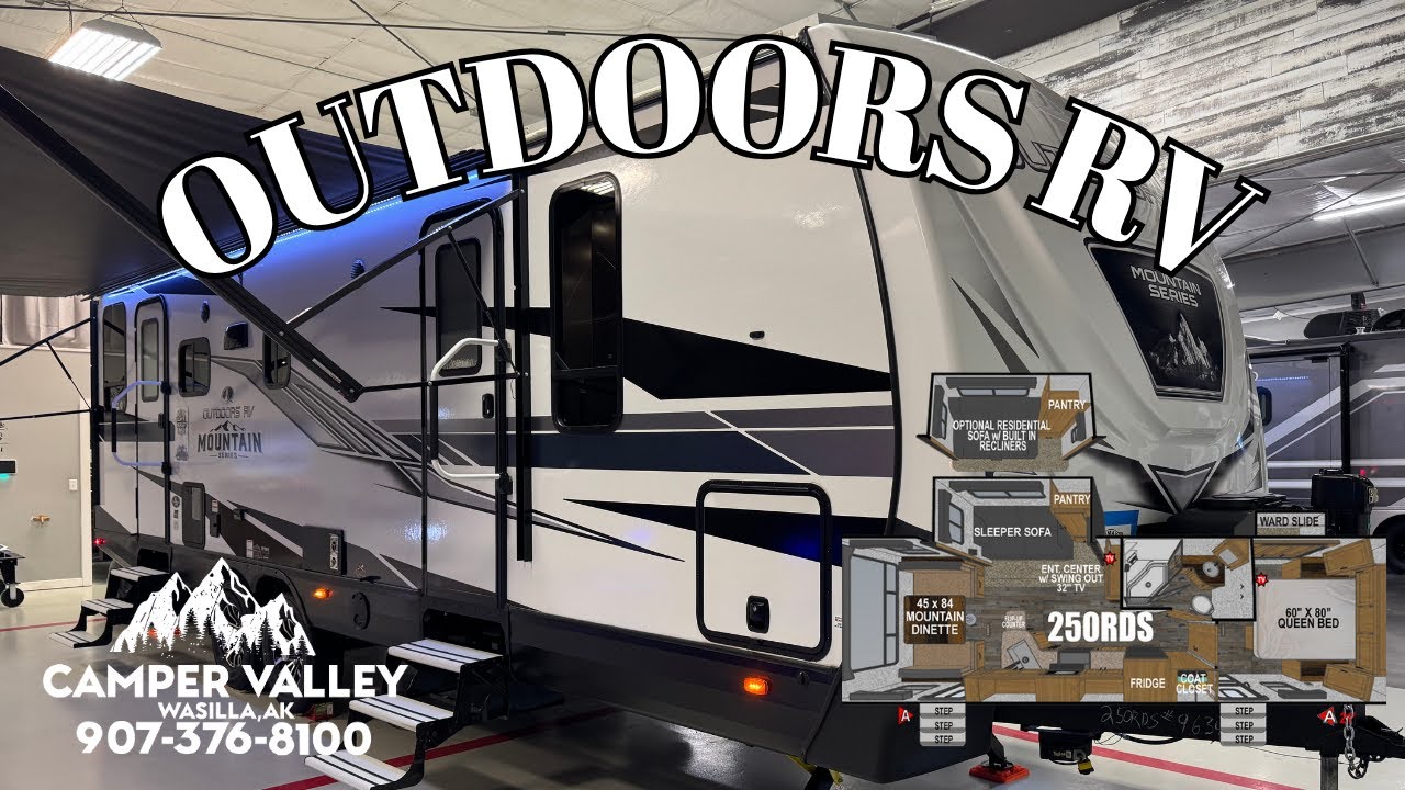 Лучший всесезонный туристический прицеп на рынке! Outdoors RV 250RDS 2025 года выпуска.