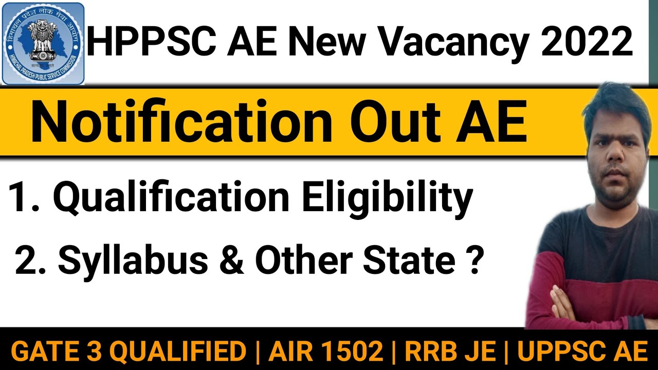AE New Vacancy Notification Out | Must Watch Engineer | HPPSC AE vacancy