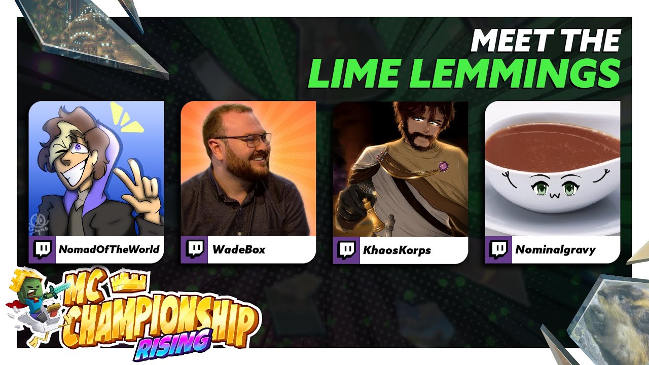 MCC RISING 2 APPLICATION - Lime Lemmings