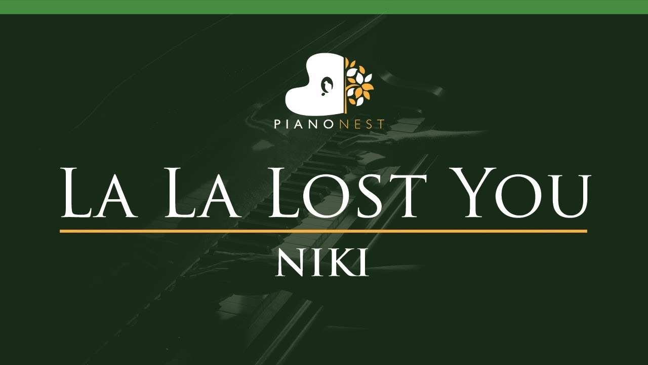 NIKI - La La Lost You - LOWER Key (Piano Karaoke Instrumental)