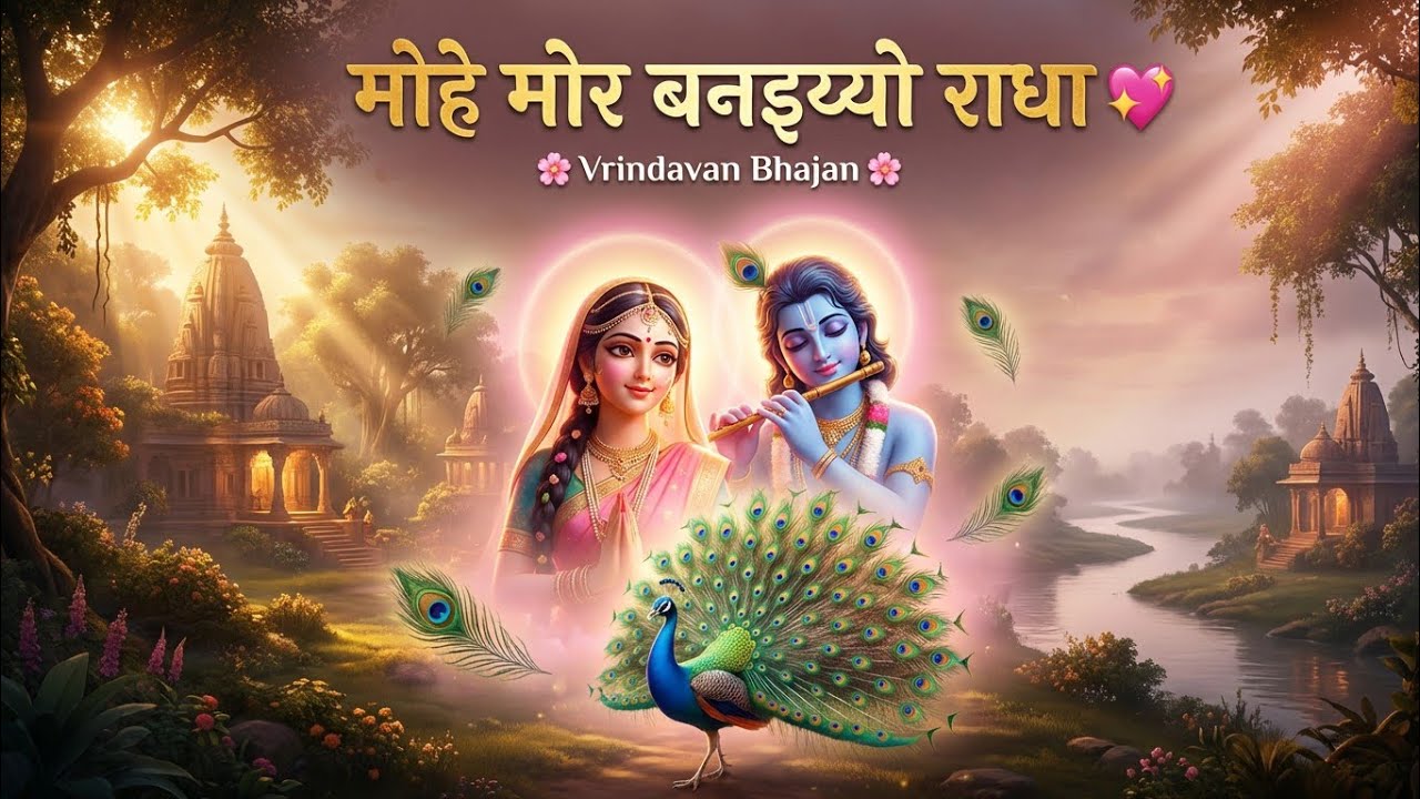 मोहे मोर बनायो राधा 💖 | Vrindavan Bhajan | Radha Krishna Love Bhajan 2026 | मन को छू लेने वाला भजन