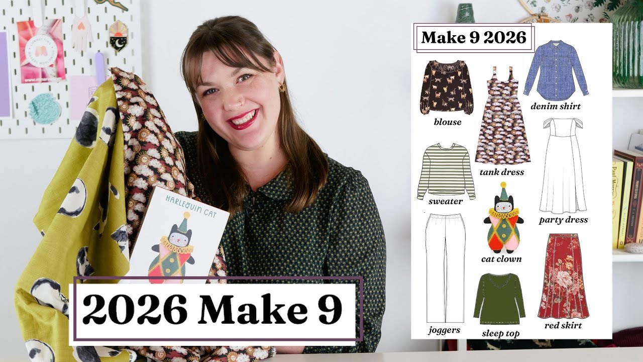 2026 Make 9 Sewing Plans, Ideas & Vibes