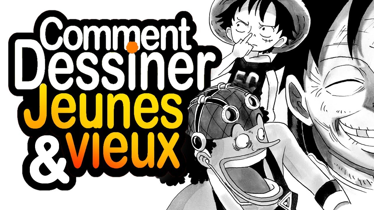 Comment DESSINER des PERSONNAGES jeunes et vieux