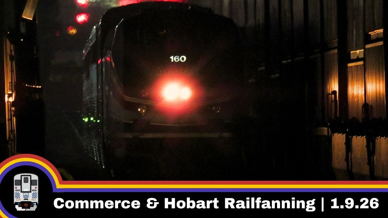 Commerce & Hobart Railfanning | 1.9.2026