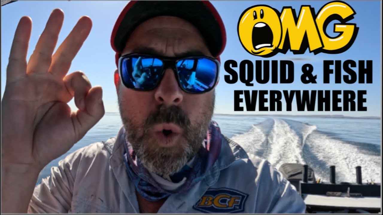 Fishing For Monster Squid & Fish Off The Yorke Peninsula, South Australia
