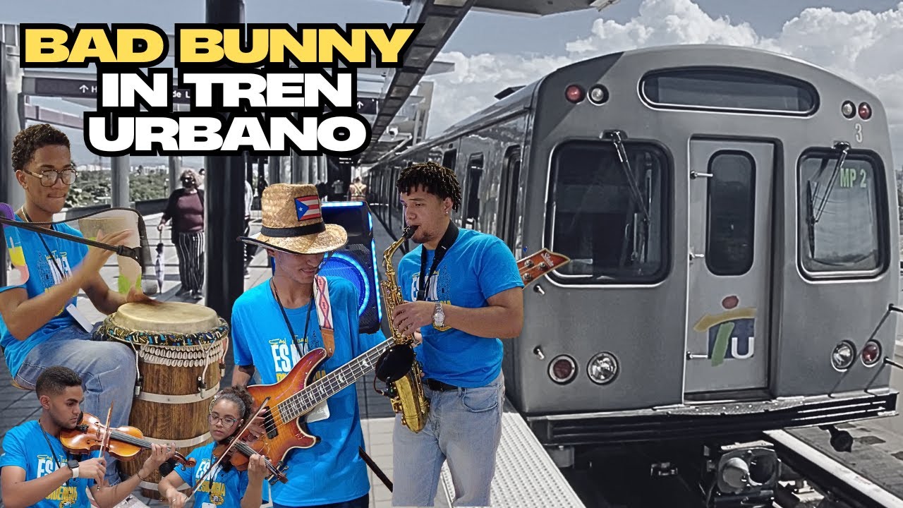 Bad Bunny Takes Over Tren Urbano | Student Performances in Puerto Rico Train Stations