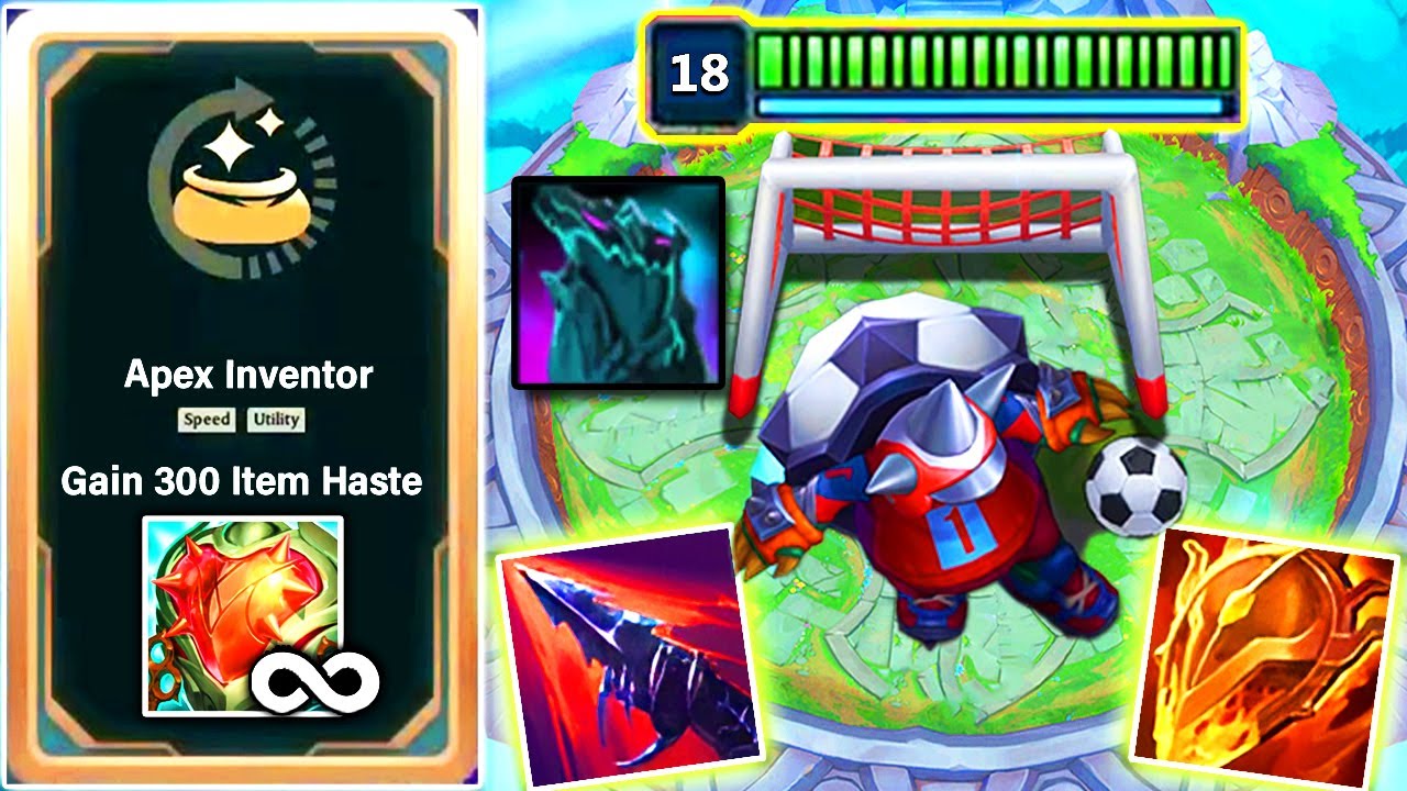 0 Sec Cooldown on ALL ITEMS makes RAMMUS get 7000 HEARTSTEEL STACKS and 15,000 HP ft. Rank 1 Arena