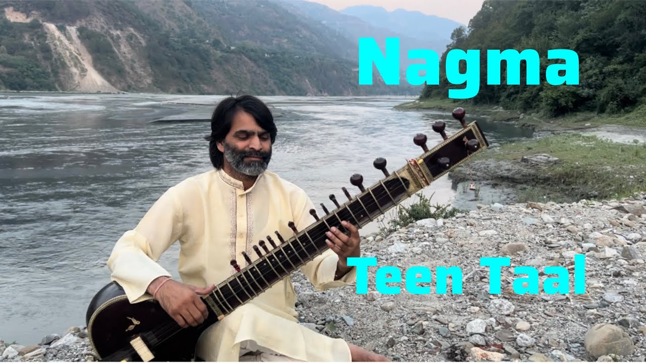 D Scale Nagma Teen Taal || Raag Bhupkali || On Sitar || By Dr. Ashok Kumar Chambyal