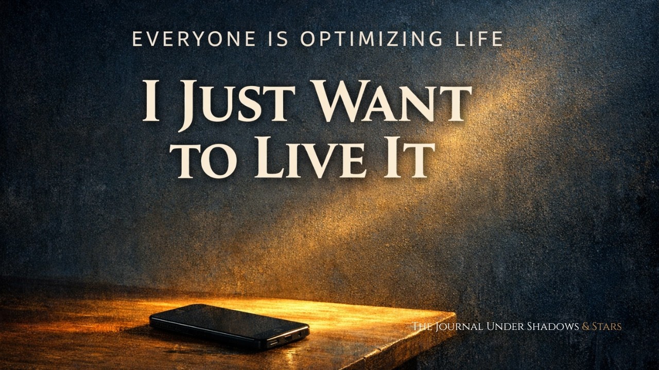 Everyone Is Optimizing Life. I Just Want to Live It.