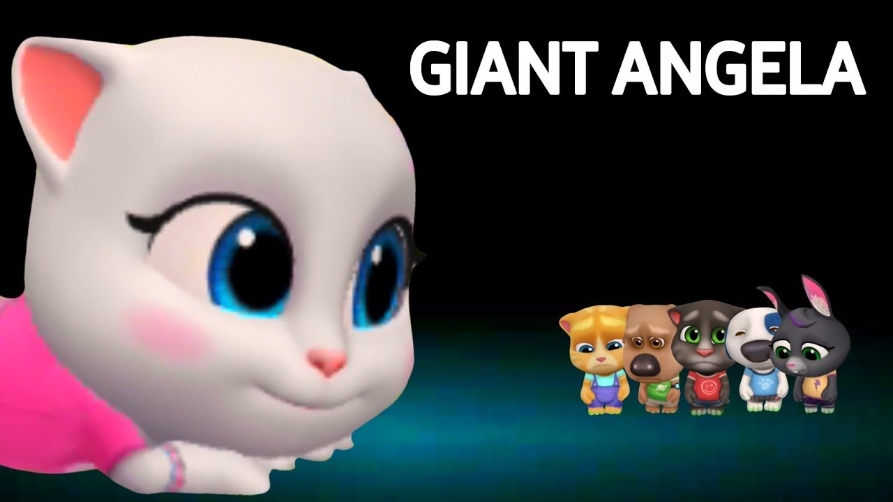My Talking Tom Friends - GIANT ANGELA - Why Everybody Hates Angela - Talking Tom Gold Run