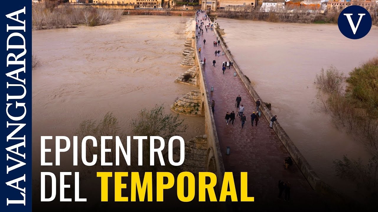 Córdoba, nuevo epicentro del temporal: el Guadalquivir duplica el umbral rojo