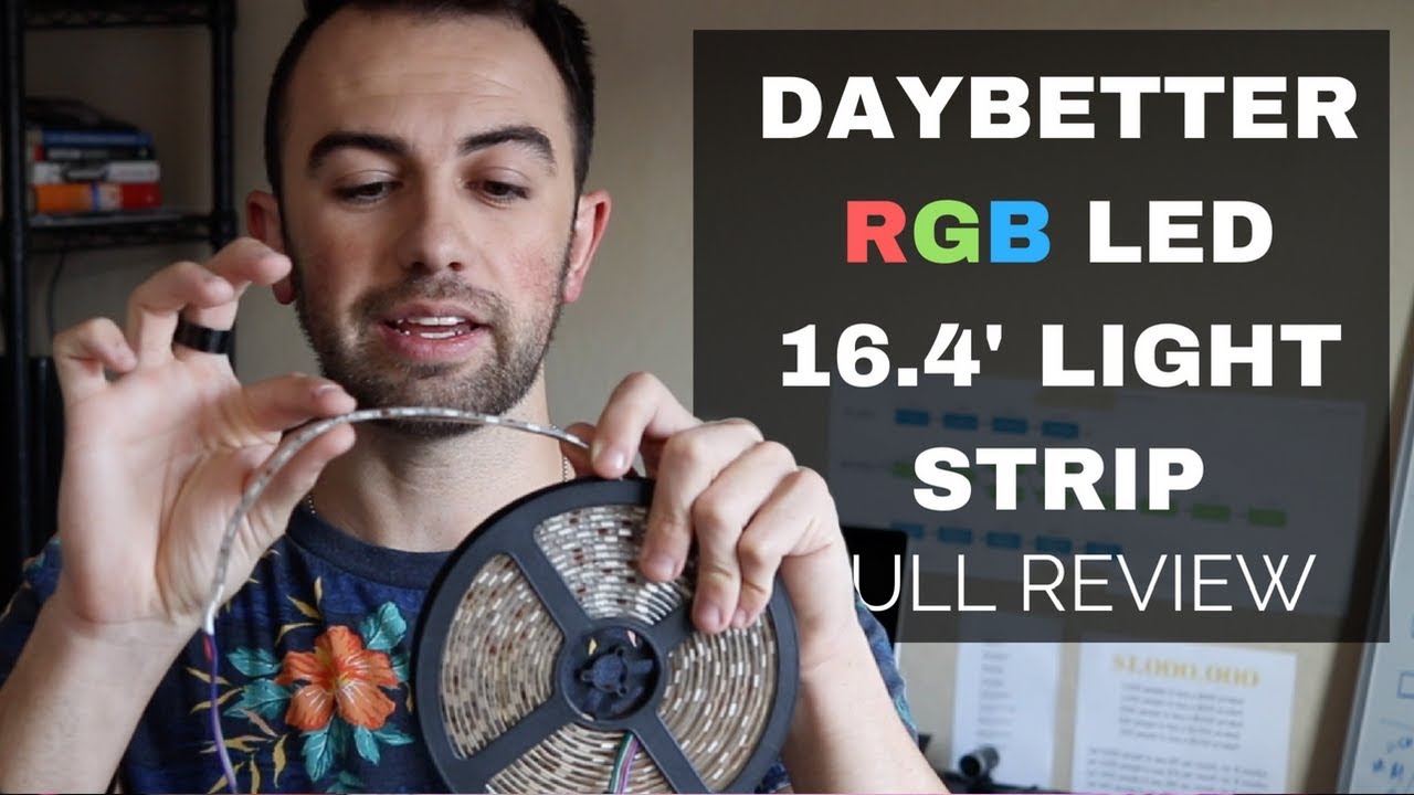 Review: LED Light Strip Kit RGB 16.4 FT by DAYBETTER
