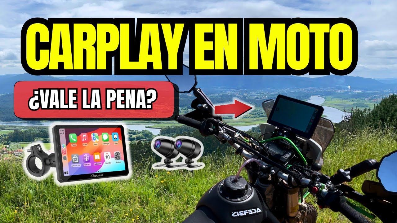 👉 Carpuride W712D para Moto 🏍️ | GPS, CarPlay, Android Auto y Dashcam | Review Completa