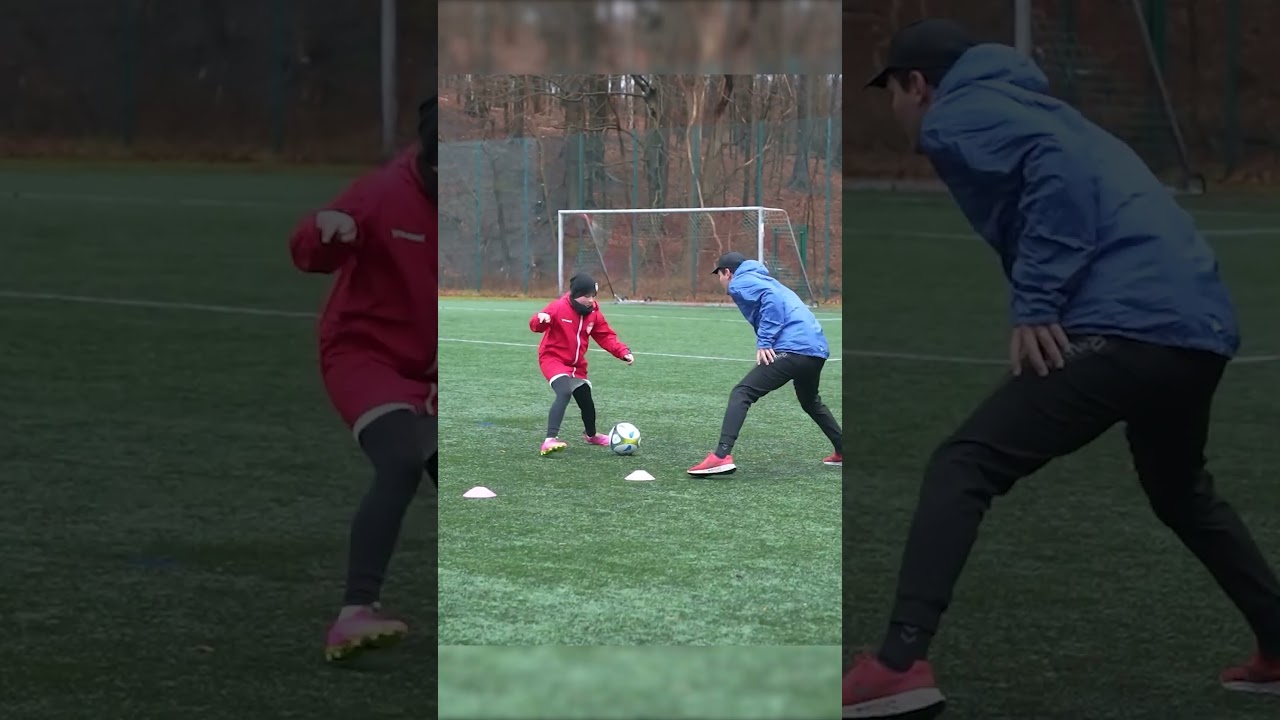 1 vs 1 body feint dribble drills