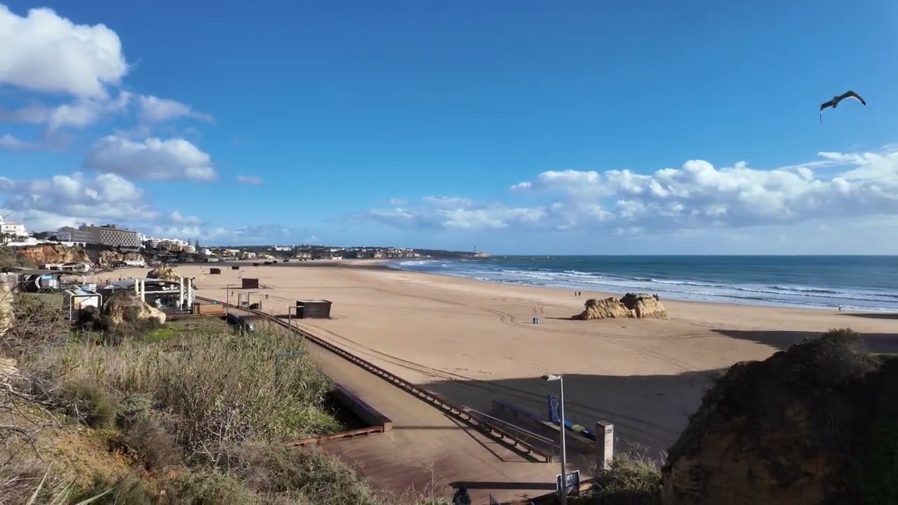 POV Walking Tour of Rock Beach Boardwalk (Praia da Rocha) | Portimão | Part 2