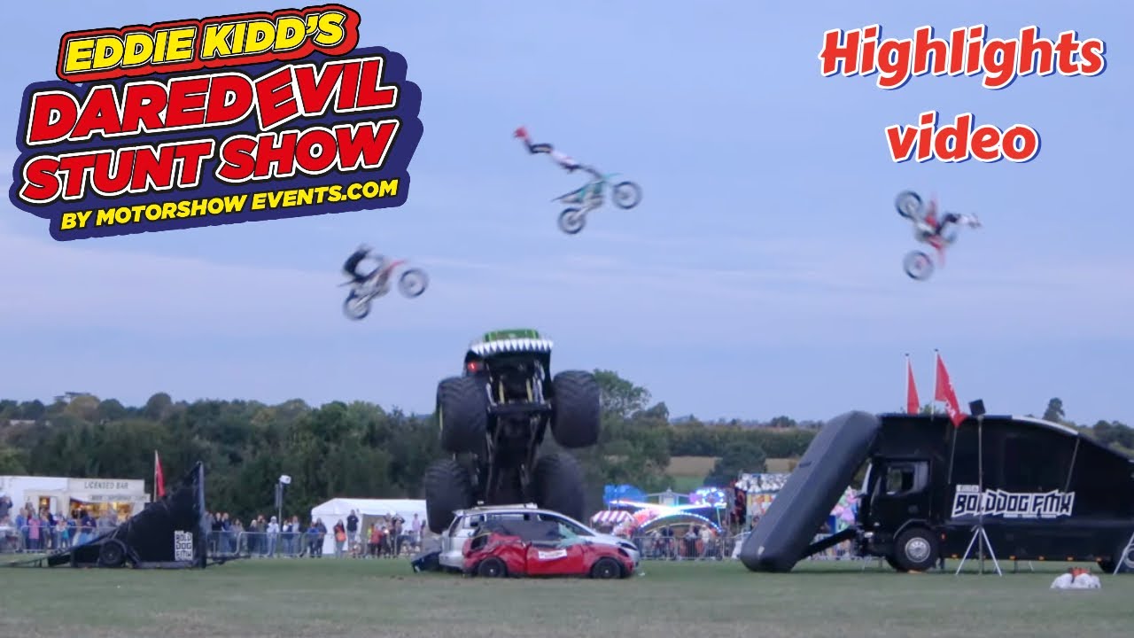 Eddie Kidd’s Daredevil Stunt Show Highlights Video