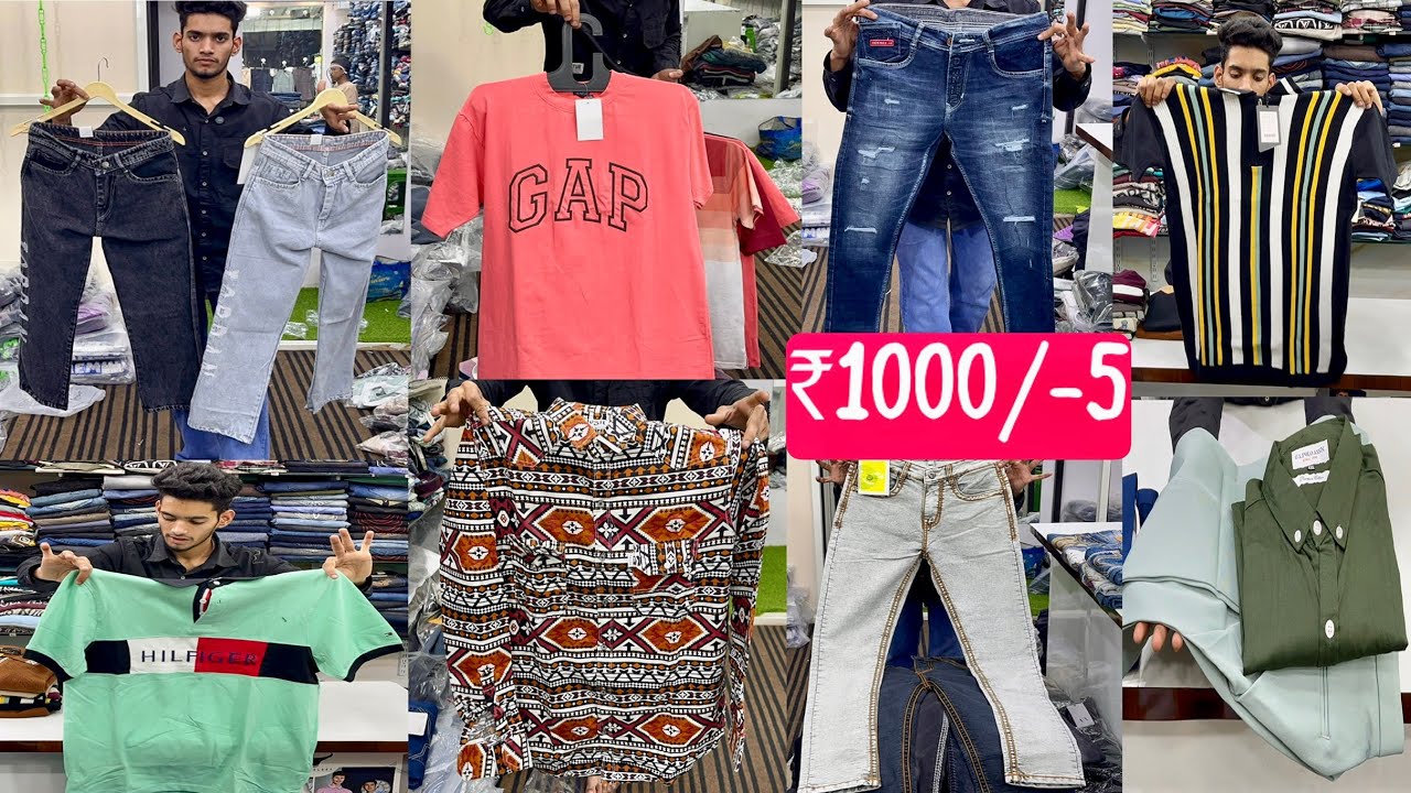 Hyderabad,Trending 🛍️Z fashion hub✨menswear🌟Jeans Tshirts✨Ramzan🛍️Dhamakaoffer₹1000/-5 #viralvideo🔥🔥