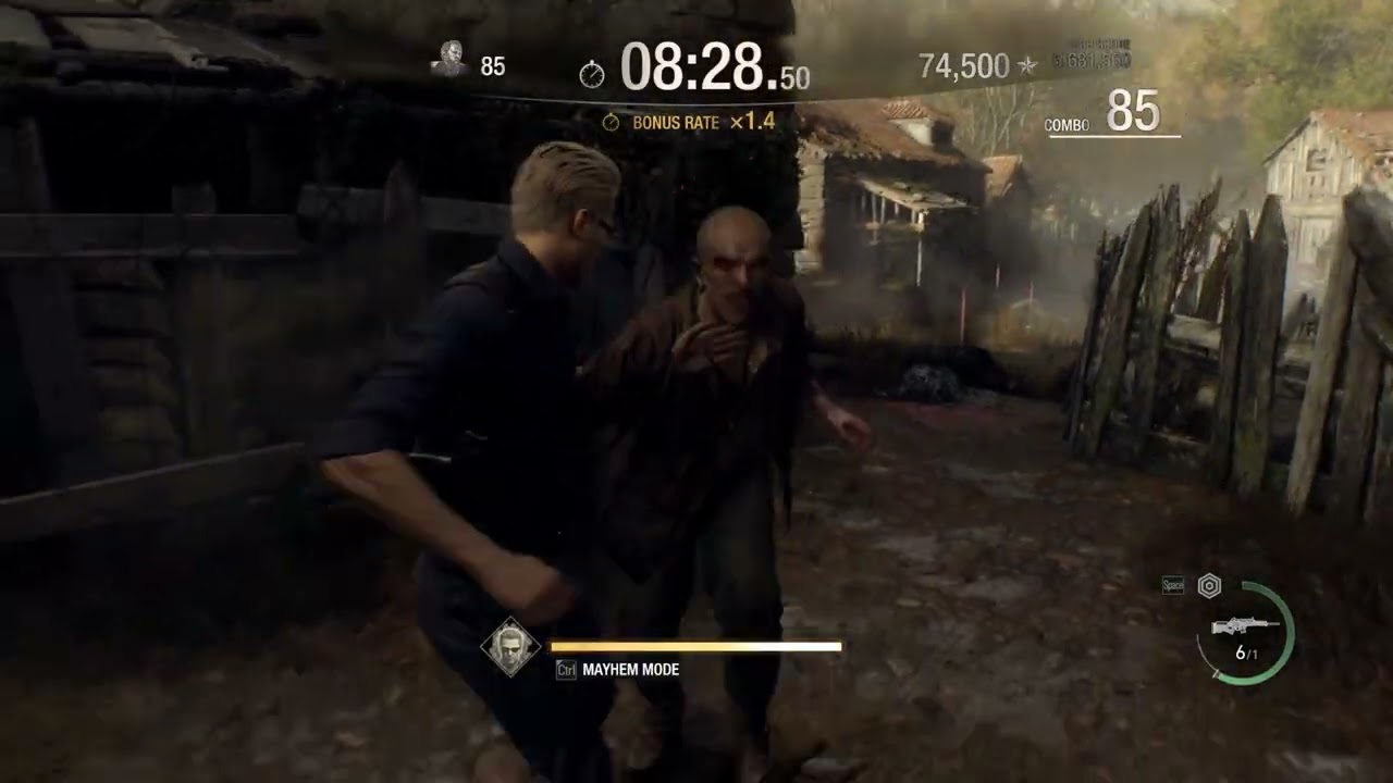 RE4 Remake- What If Wesker Had Rıfle? (No Hıt Taken)
