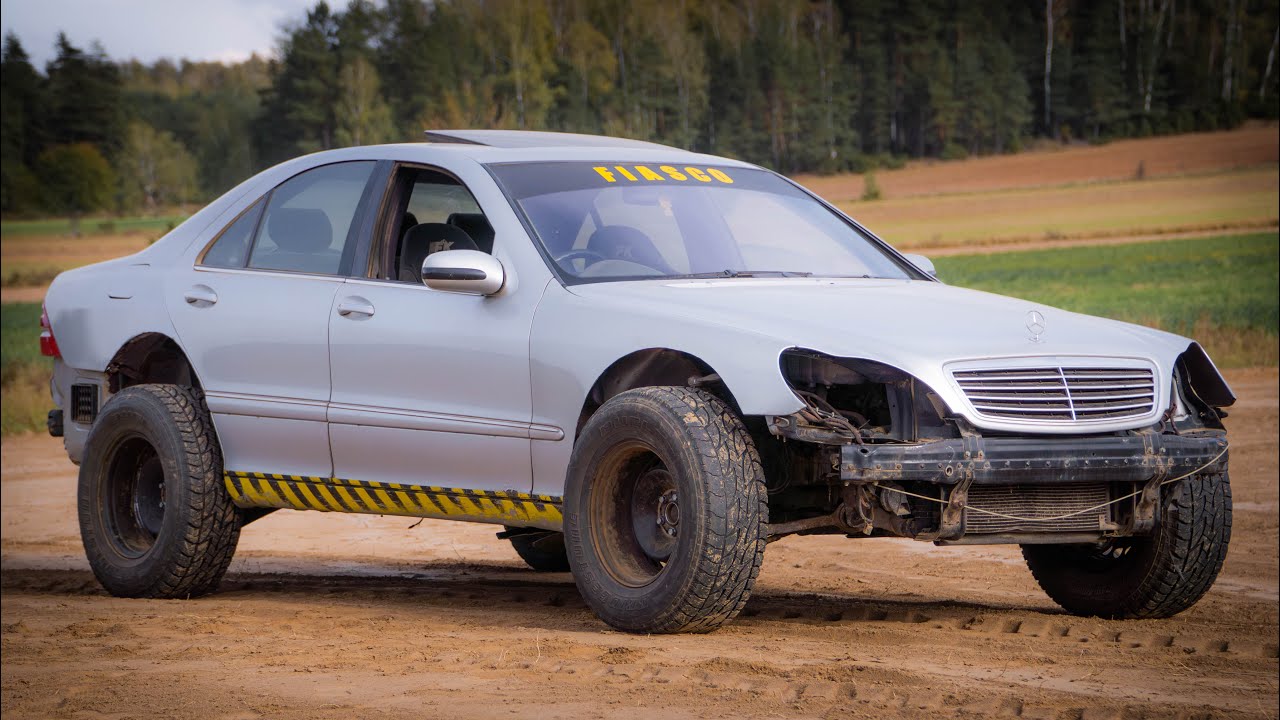 LIMUZYNA na OFFROAD - Przerobiłem Mercedesa S klasę W220 na Teren&oacute;wkę!