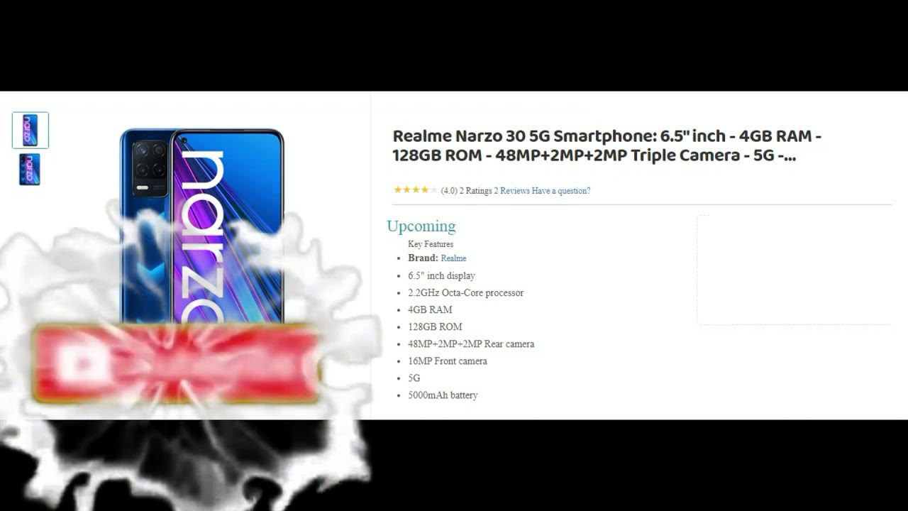 Realme Narzo 30 Price in Kenya