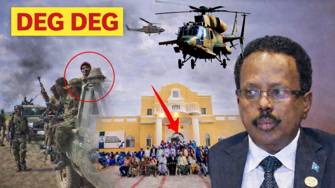 DEG DEG: Dagaalka Guriga Farmaajo Ciidamo Milatari ah oo Galay Ceel jaale & Diyaarado lagu arkay