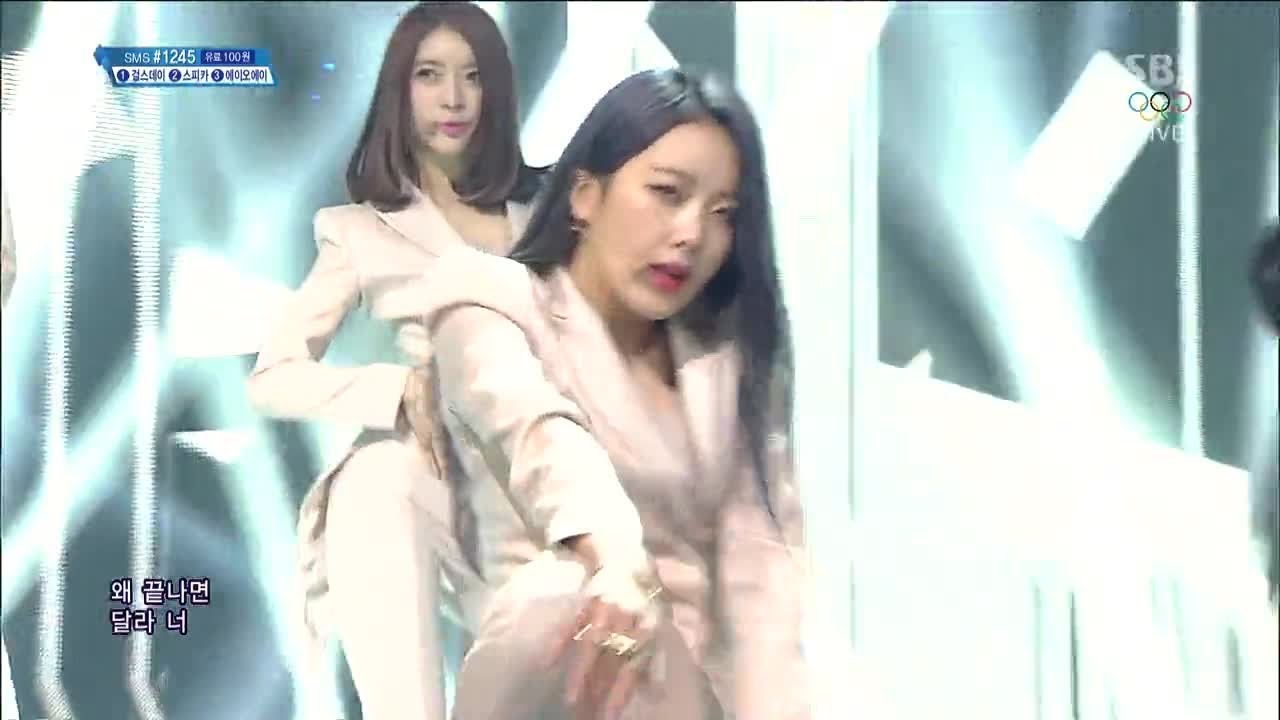 [Moon Sharet Dalshabet] - B.B.B @ популярная песня Inkigayo 140209