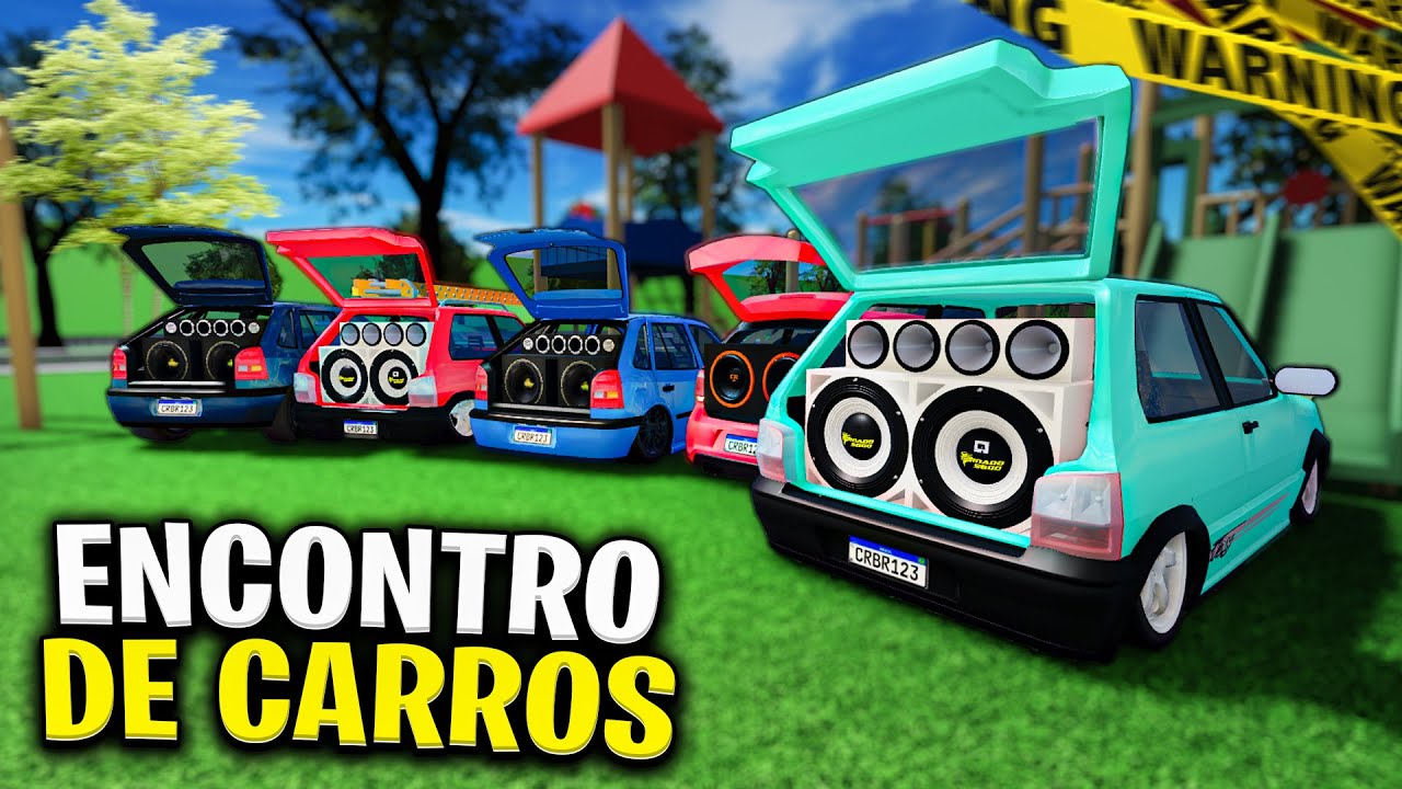 FIZ UM ENCONTRO DE CARROS REBAIXADOS NO JOGO CARROS REBAIXADOS ONLINE DO ROBLOX