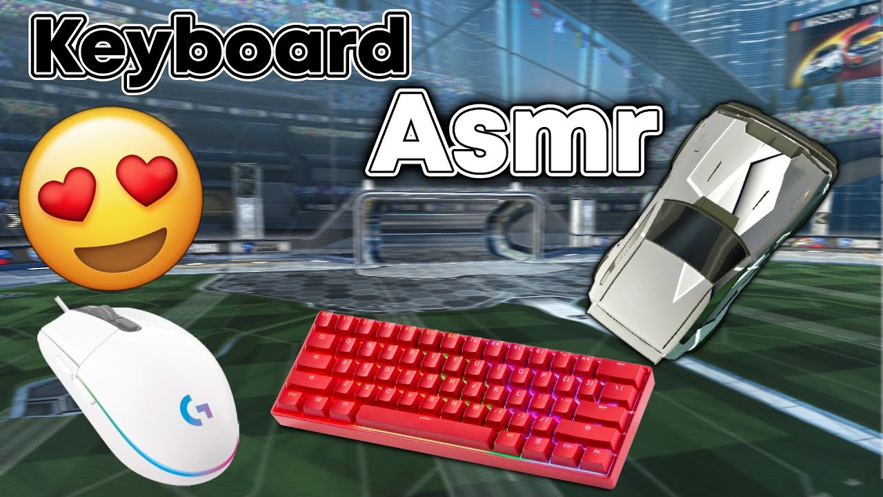 Rocket league keyboard and mouse asmr (no talking)