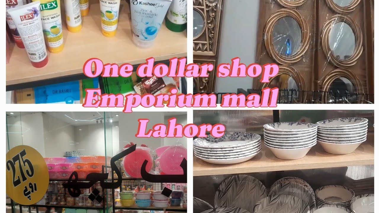 One dollar shop lahore/everything is just 275 rupees/Emporium mall lahore/affordable shopping 