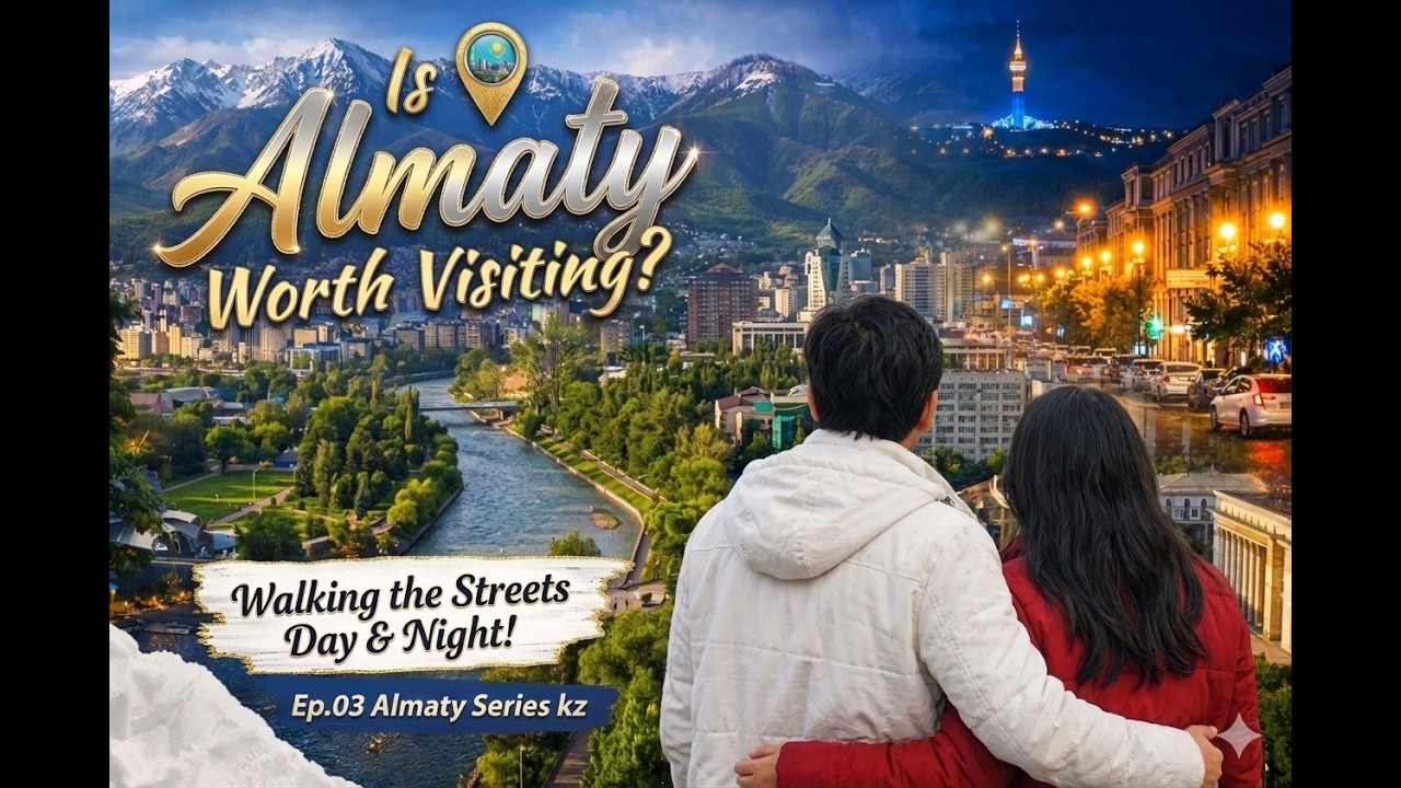 Is Almaty Worth Visiting? | Walking the Streets Day and Night Ep.03 Almaty Series kz